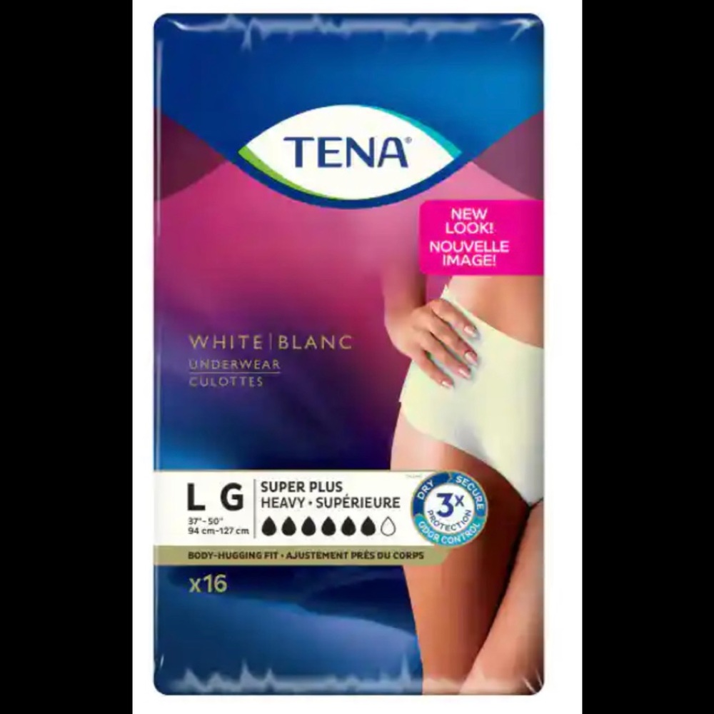 TENA Women Super Plus Heavy Protective Incontinence Underwear, Super Absorbency
